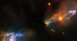 Хаббл сделал красивый снимок турбулентного звездного питомника