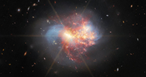 Телескоп Джеймс Уэбб сделал потрясающий снимок сливающихся воедино галактик
