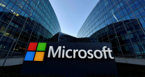 Microsoft's quarterly profit falls 14%, but beat analysts' forecasts