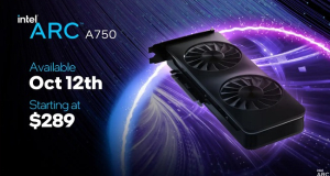 Intel's new $289 Arc A750 graphics card could “reset market”