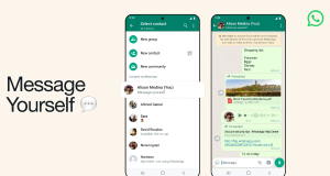 WhatsApp enables sending messages to yourself