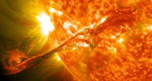 Powerful X-class solar flare occurs, 2nd most powerful outbreak in last 5 years