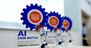 AI-Code Battle մրցույթում հաղթել է 3 նախագիծ, որից յուրաքանչյուրը 500 000 դրամ պարգև է ստացել