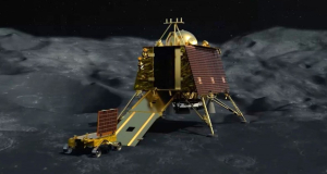 Video footage shows how Indian rover descends to Moon’s surface