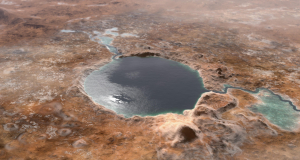 NASA обнаружило следы озера на Марсе
