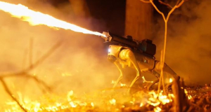 Flame-throwing robotic dog unleashed for sale in US: What will it be used for?