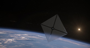 NASA released first photo of solar sail deployed in space