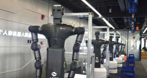 Shanghai opens first base for training humanoid robots