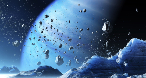 Water in space: Astronomers discover ice in a dust disk 155 light-years away