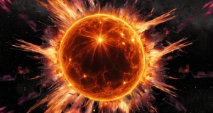 Cosmic "rock stars" with a brilliant life and violent death: Massive stars spew out huge amounts of matter before becoming black holes
